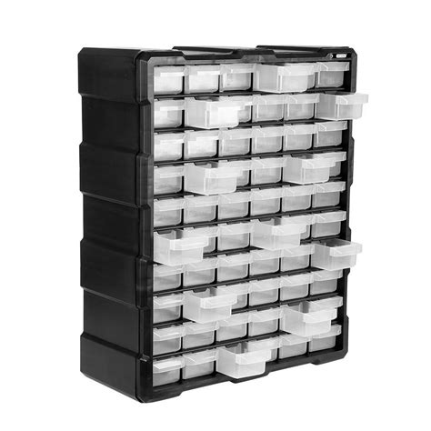 Herchr Drawer Organizer Small Parts Drawer Storage Cabinet Box Bin