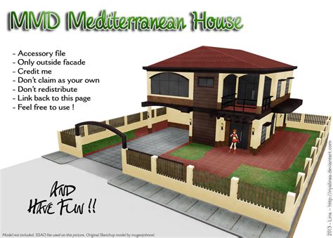 Mmd Mediterranean House Stage Dl By Nyalinaa On Deviantart