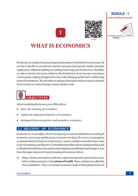 Chapter 1 On Introduction To Economics As Freshman Course