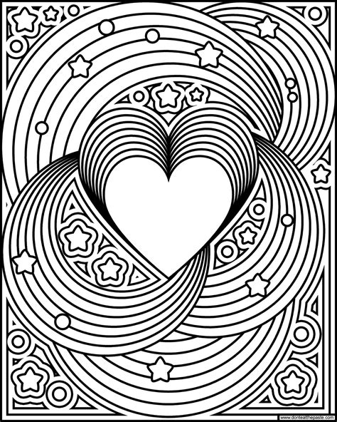 Transparent Background Coloring Page