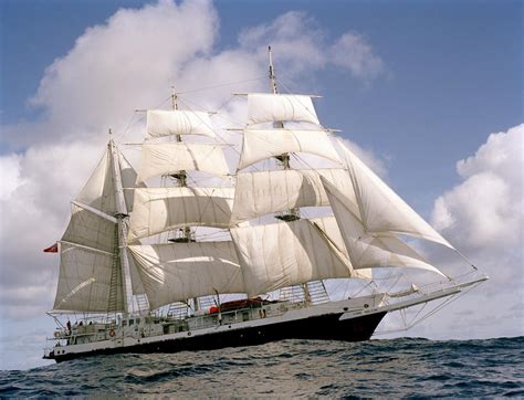 140ft Sail Training Ship Lord Nelson Built 1986 Three Masted