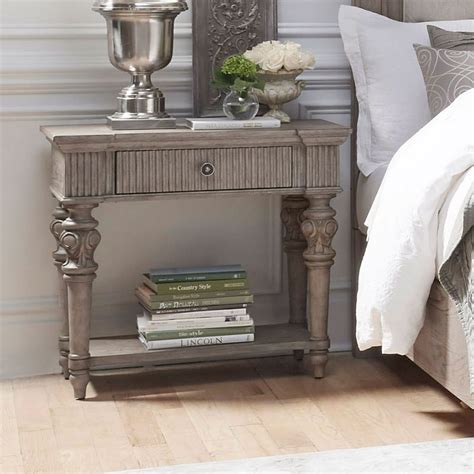 Pulaski furniture manufactures exquisitely detailed and skillfully designed fine home furnishings that stand in a class all their own. Kingsbury Open Nightstand by Pulaski Furniture | FurniturePick