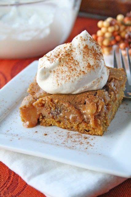 Pumpkin Caramel Blondies 2small Desserts Pumpkin Caramel Peanut Recipes