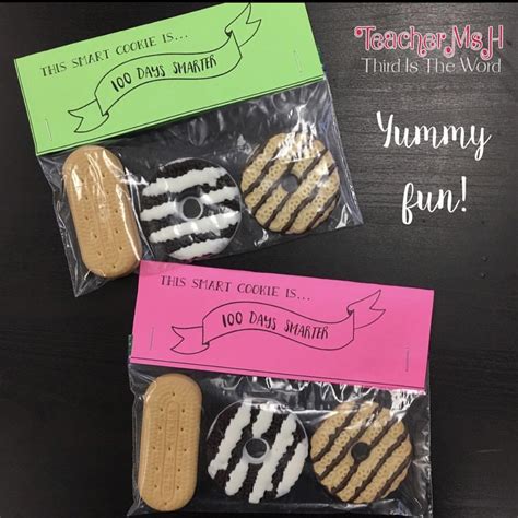 Free 100th Day Of School Printables On My Blog 100 Days Smarter Cookie