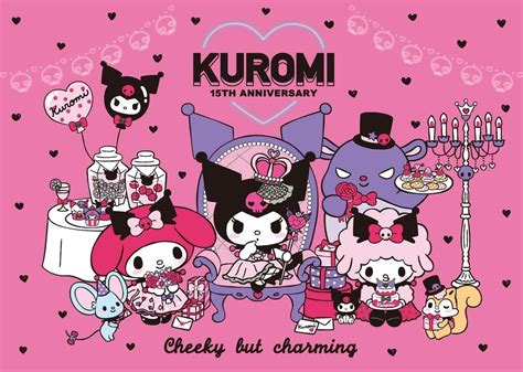 Kuromi 15th Anniversary Hello Kitty Art Sanrio Wallpaper Hello
