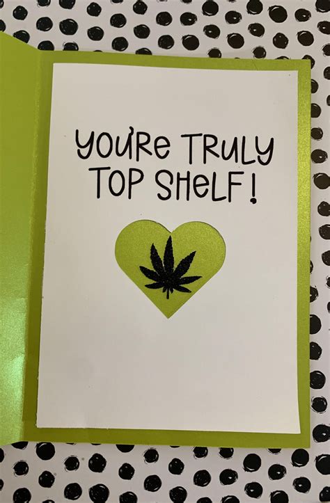 A card I made for my favorite dispensary staff💚 : r/budtenders