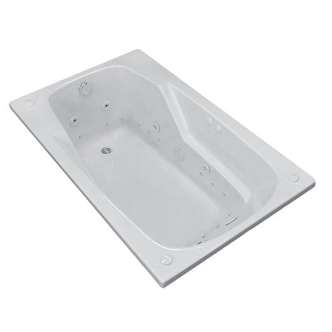 All corner bathtubs can be shipped to you at home. Universal Tubs Coral 5 ft. Rectangular Drop-in Whirlpool ...