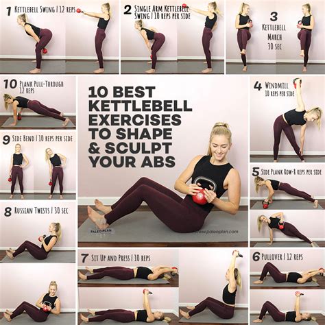 10 Best Kettlebell Exercises To Shape Sculpt Your Abs Best
