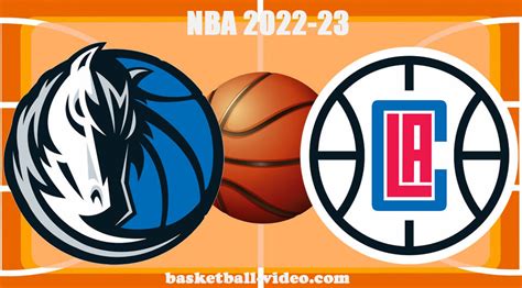 Dallas Mavericks Vs LA Clippers Jan 10 2023 Full Game Replay NBA