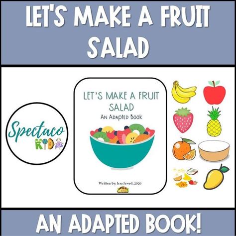 Lets Make A Fruit Salad An Adapted And Interactive Book Etsy Canada