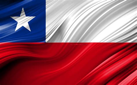 Download Wallpapers 4k Chilean Flag South American Countries 3d