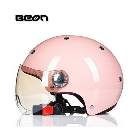 2018 summer women's electric motorcycle pink helmet , lady's cool