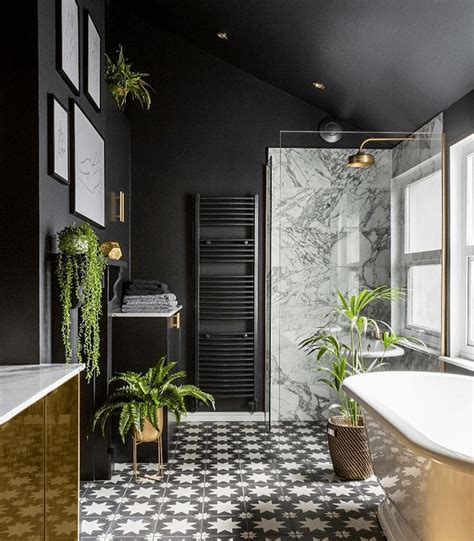 30 Inspiring Black Marble Bathroom Design Ideas With Stylish Accent