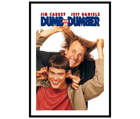 Dumb And Dumber Movie Poster Print Etsy