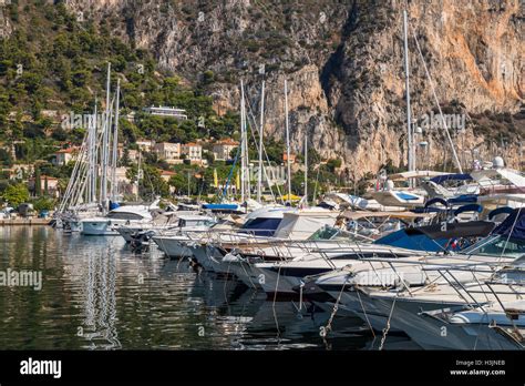 Yachts At Monaco Marine Beaulieu Sur Mer Stock Photo Alamy