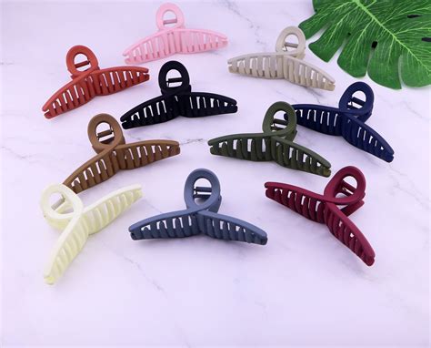 Extra Large Matte Hair Claw Clipjumbo Hair Claw Clips For Etsy