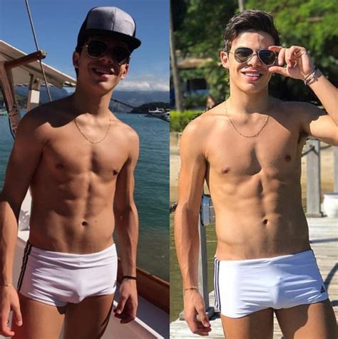 Thomaz Costa Viaja Com Larissa Manoela E Mostra Boa Forma De Sunga Quem Popquem