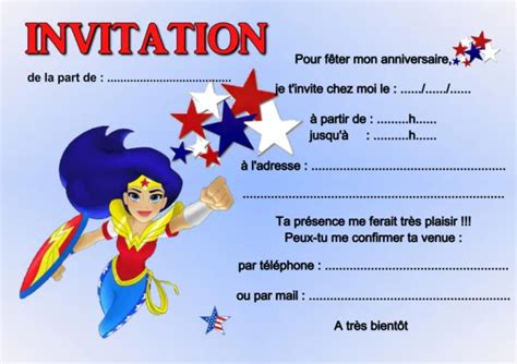 5 12 Ou 14 Cartes Invitation Anniversaire Super Girl Réf 53 Eur 299