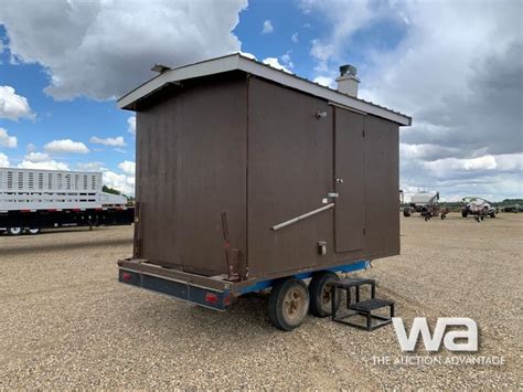 8 X 14 FT. PORTABLE HUNTING CABIN - Weaver Bros. Auctions Ltd.