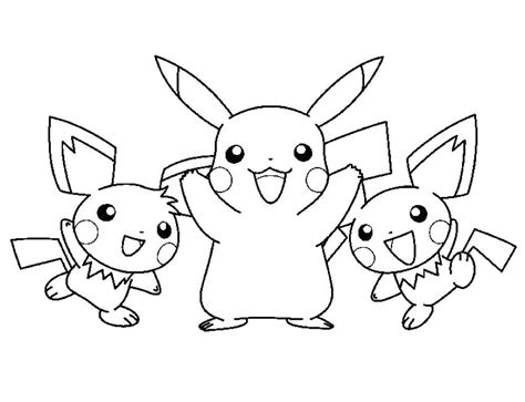 Pikachu Printable Coloring Pages At Getdrawings Free Download