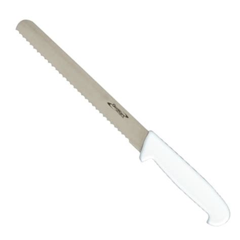 White Serrated Bread Knife