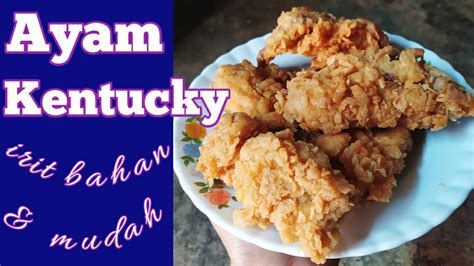 Mudah, senang untuk dimasak dan yang paling penting jimat wang. Resep Ayam Goreng Kentucky Ala KFC : Mama Azka Kitchen ...