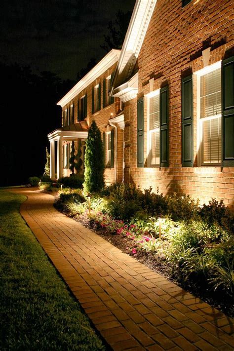Dramatic Uplighting On Your Home Outdoor Landscape Lighting