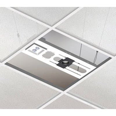 A suspended ceiling, often referred to as a drop ceiling, is functional as well as cost effective. Chief CMS440P Lightweight Suspended Ceiling Kit, Power Outlet