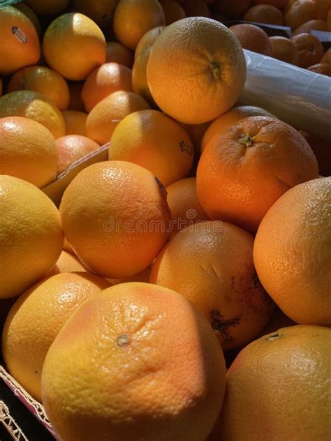 Fresh Oranges Local Market Delicious Food Stock Image Image Of
