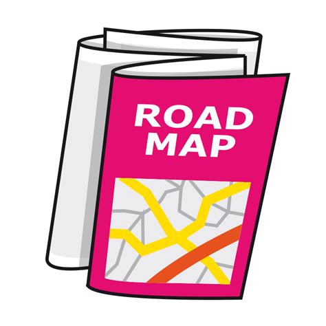 Simple Road Map Openclipart