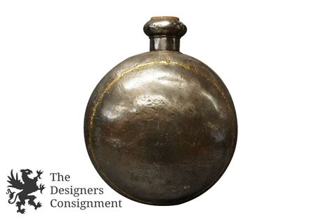 Dovetailed Copper Indian Water Canteen Jug Flask Vessel Bottle Cork