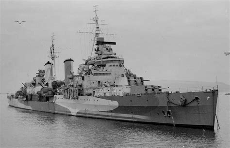 Hms Belfast British Light Cruiser Ww2