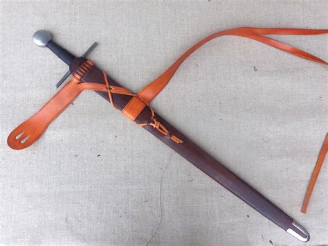 High Medieval X Tied Sword Scabbard Tods Workshop