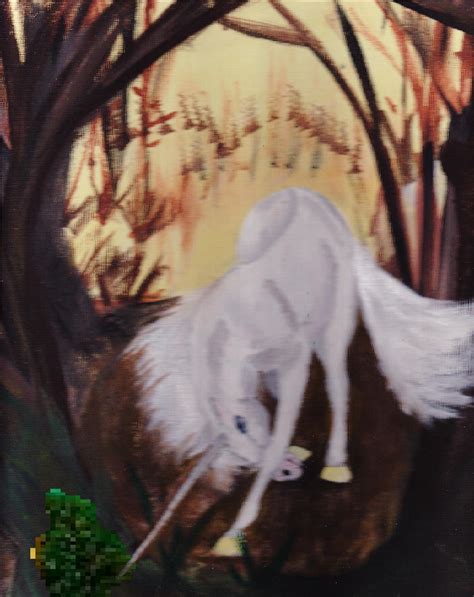Unicorn In A Burnt Forest By Dark Crescent Moon On Deviantart