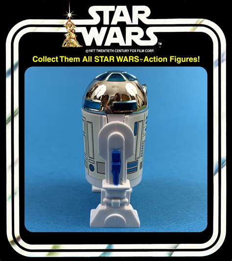 Reproduction Vintage Star Wars R2 D2 Pop Up Saber Loose Figure Last 17