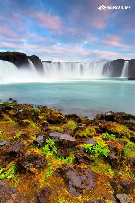 Godafoss Falls In Iceland Is Simply Spectacular Waterfall Beautiful