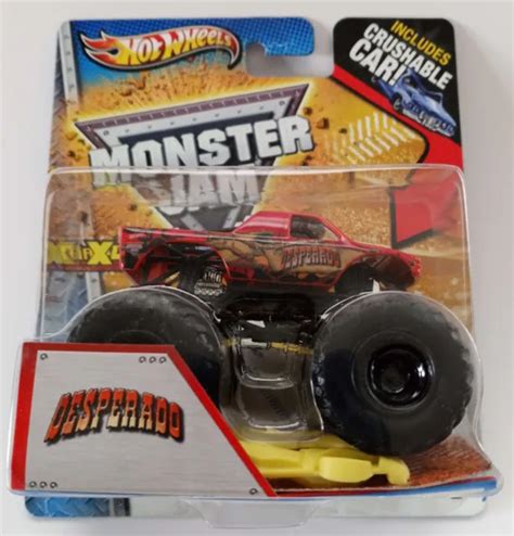 Hot Wheels Monster Jam Monster Desparado Monster Truck Scale New Rare Picclick