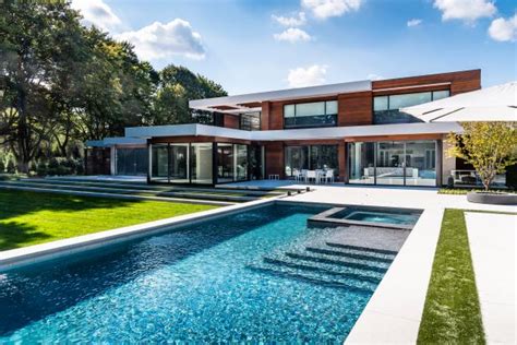 Mahogany Covered Modern Home With Expansive Backyard Infinity Pool Hgtv