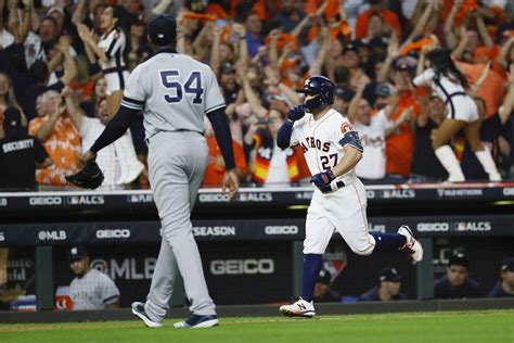 Yankees Lose Alcs To Astros On Jose Altuves Walk Off Home