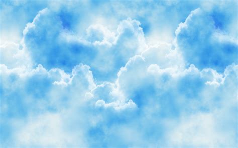 White Clouds In Blue Sky Hd Wallpaper Background Image 2560x1600