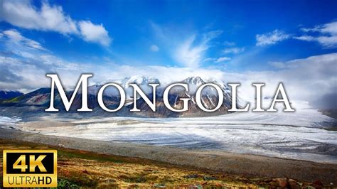 Flying Over Mongolia 4k Uhd Relaxing Music Along With Beautiful
