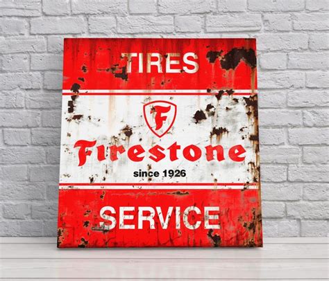 Cartel Vintage Firestone 30x30 Cm FanPosters