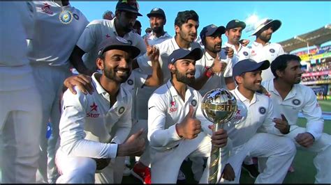 Number 10 India Awarded Icc Test Championship Mace Advertising To