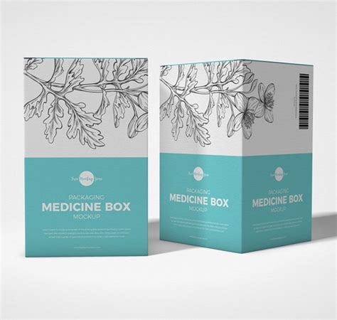 Download free medicine box mockup. Free Packaging Medicine Box Mockup | Free business card ...