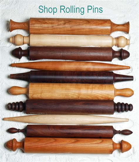 Cooking Utensils And Gadgets Handmade Wooden Rolling Pin Walnut Wood