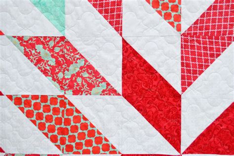 Red And Turquoise Quilt Mini Tutorial