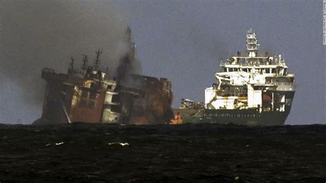 Sri Lanka Sinking Of Stricken Cargo Ship Heightens Fears Of Oil Spill