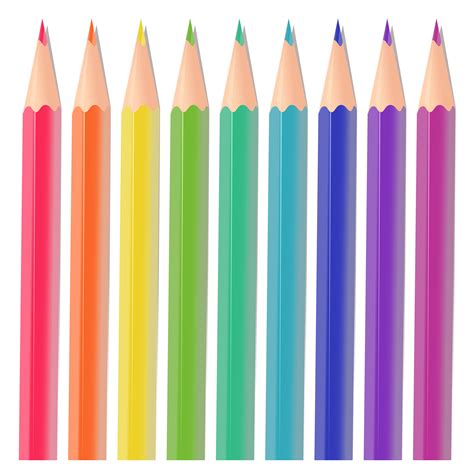 Vector Image Color Pencils Hoodoo Wallpaper