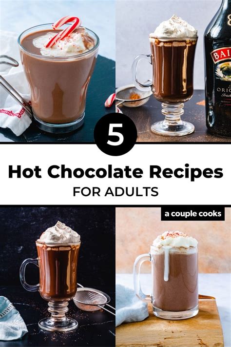 top 5 adult hot chocolate recipes a couple cooks