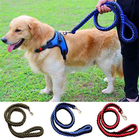 Strong Nylon Dog Leash Rope For Big Large Dog Lead Leashes Walking